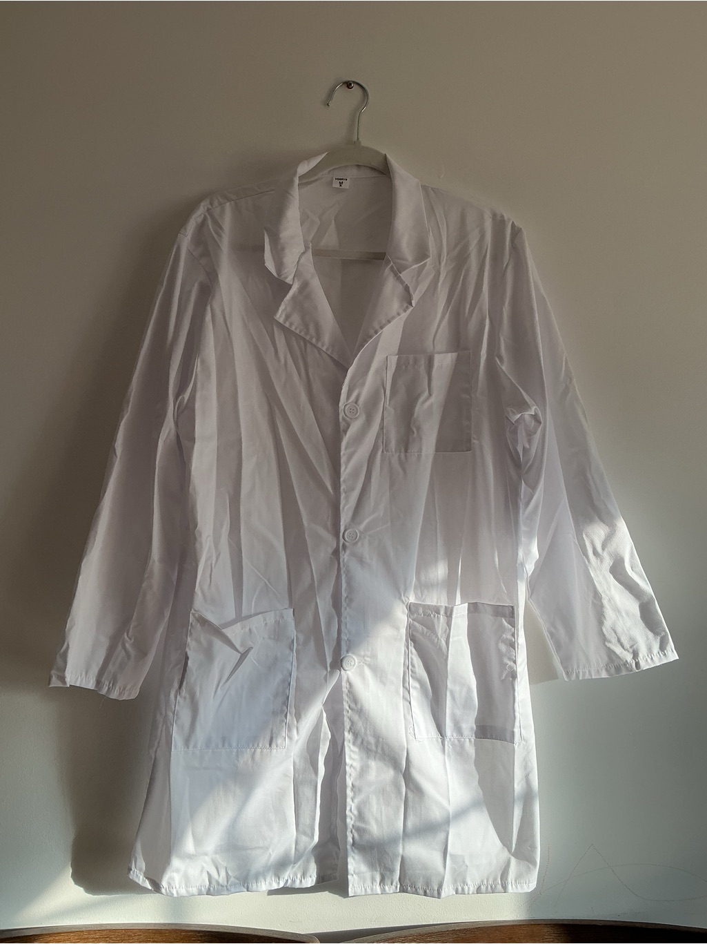 White Medical Lab Coat Healthcare Uniform Coat (Unisex)
